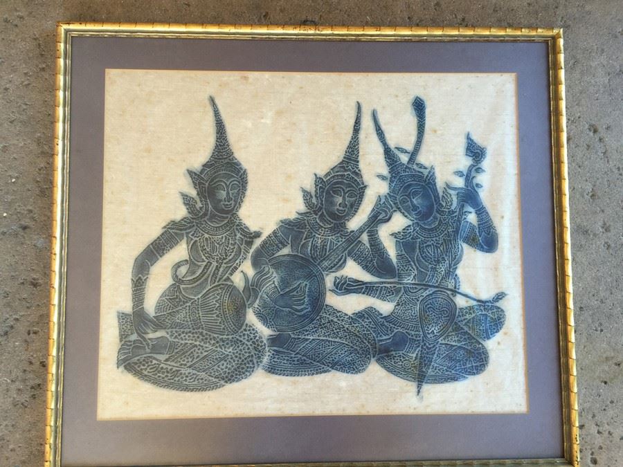 Original Thai Temple Rubbing [Photo 2]