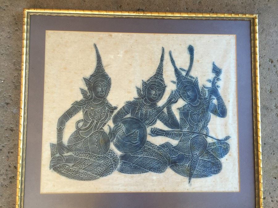 Original Thai Temple Rubbing