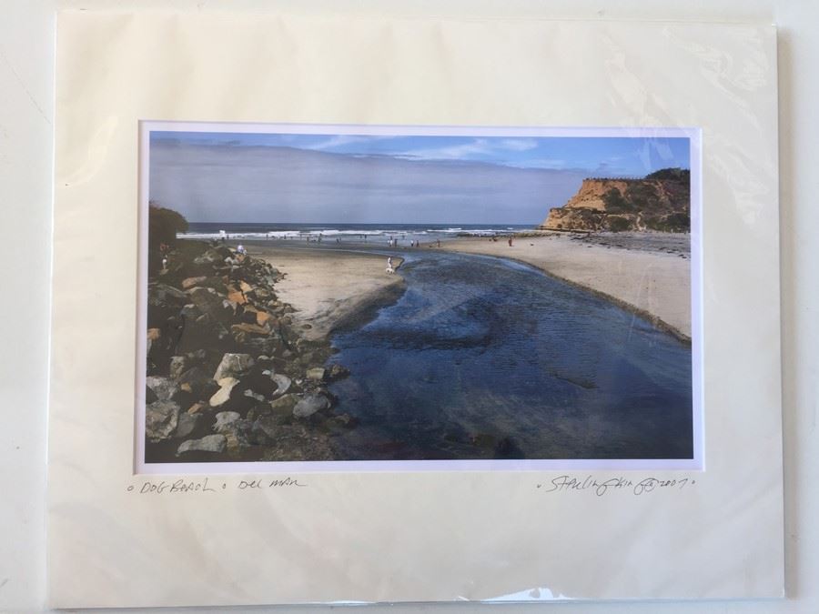 Dog Beach Del Mar Photography - Signed Sterling King