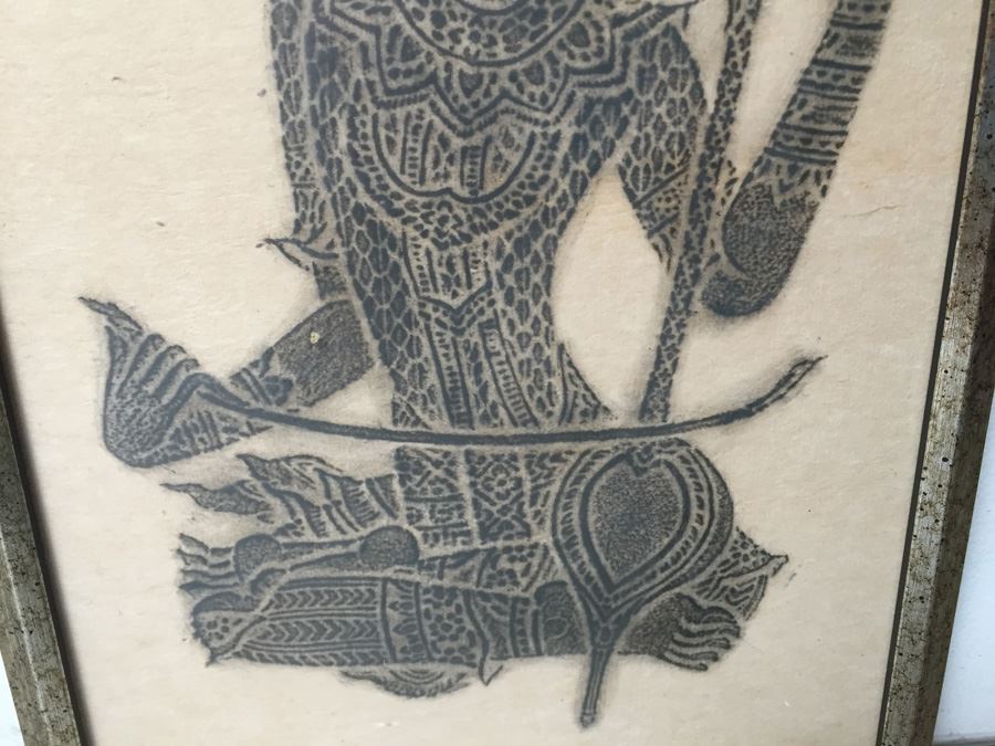 Orginal Thai Temple Rubbings [Photo 7]