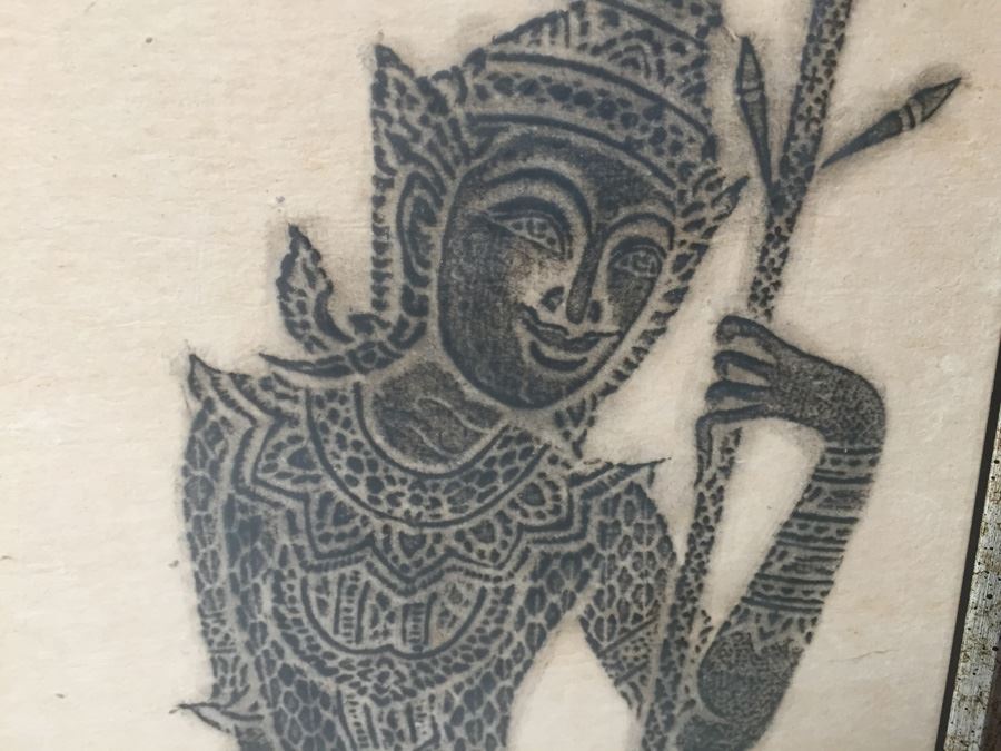 Orginal Thai Temple Rubbings [Photo 6]