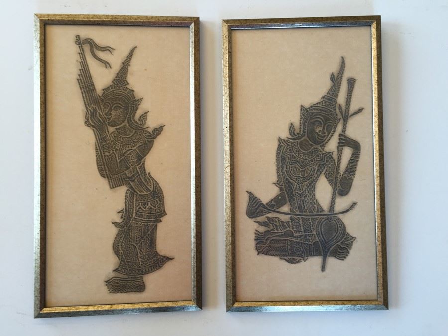 Orginal Thai Temple Rubbings