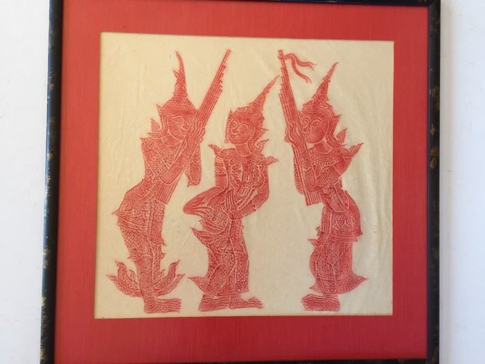 Original Thai Temple Rubbing