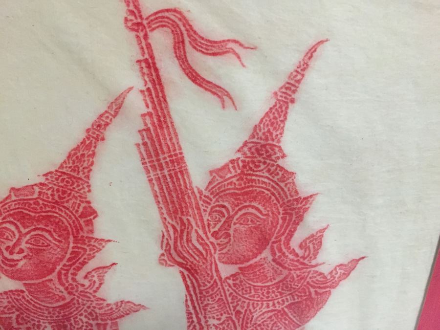 Original Thai Temple Rubbing [Photo 5]