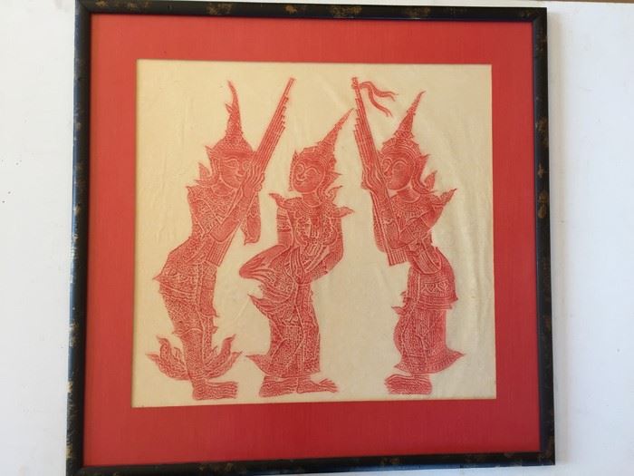 Original Thai Temple Rubbing [Photo 2]