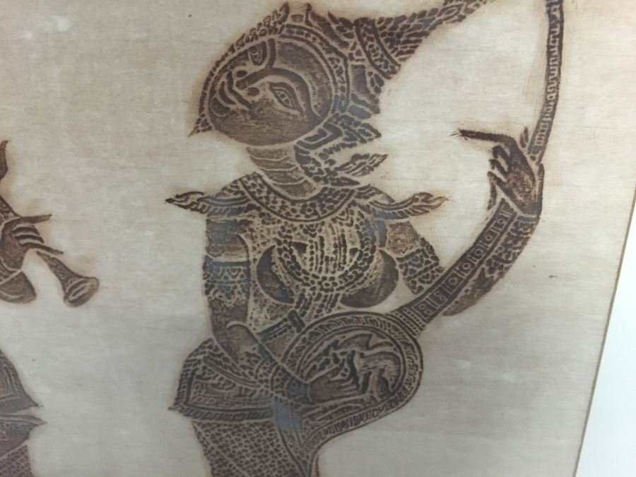 Original Thai Temple Rubbing [Photo 3]
