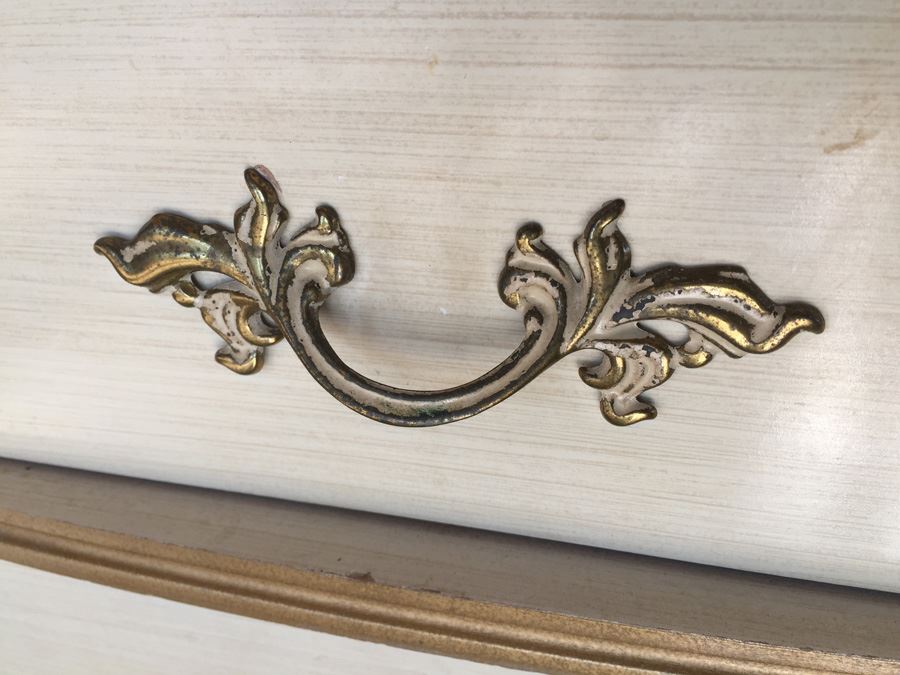 White And Gold French Provencial Dresser Set [Photo 5]