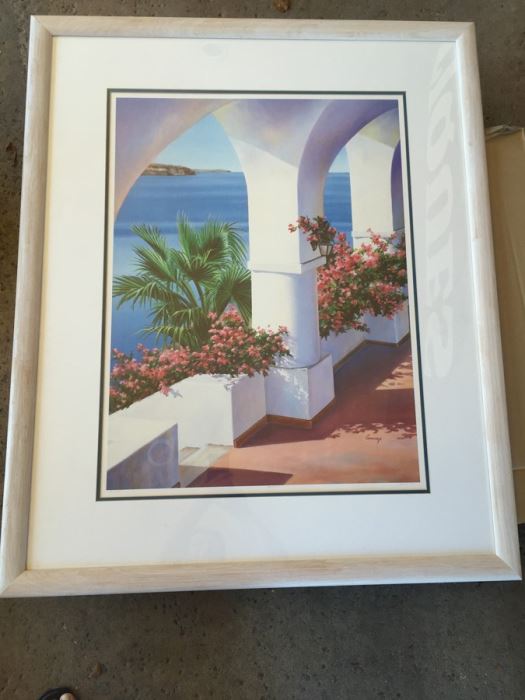 Framed Liz Cummings Limited Edition Litograph 'The Veranda' Signed 158 of 225 [Photo 2]