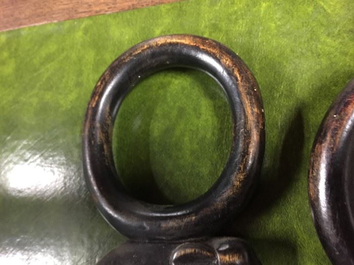 Pair Of Carved Wooden African Elephant Canes [Photo 7]