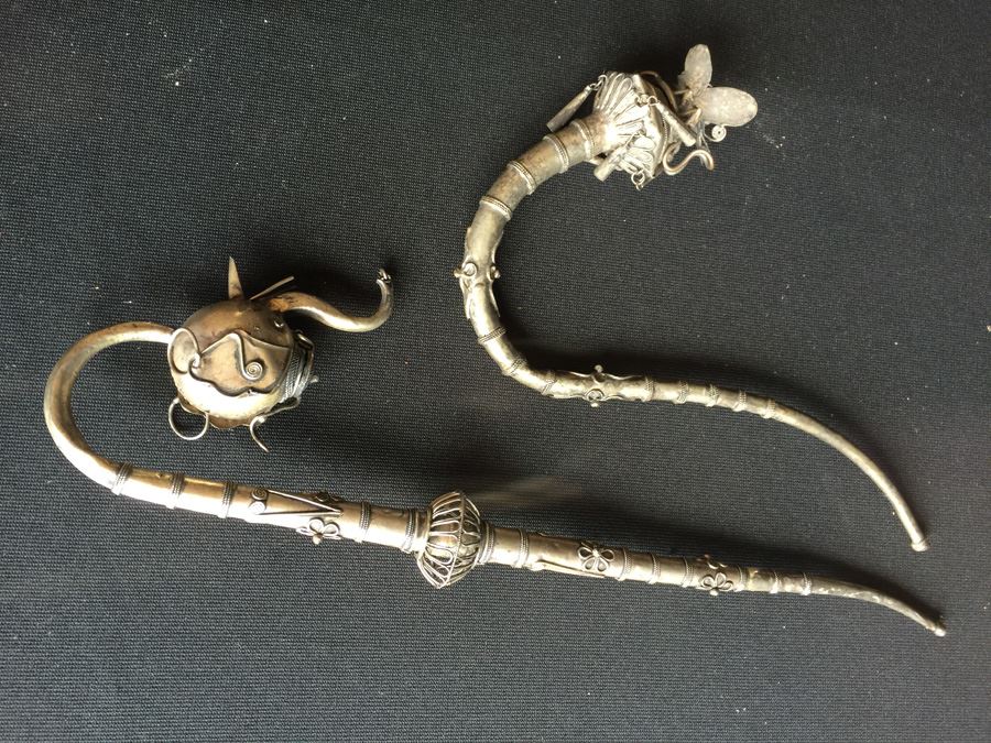 Vintage Indian Silver Opium Pipe Bowls [Photo 12]