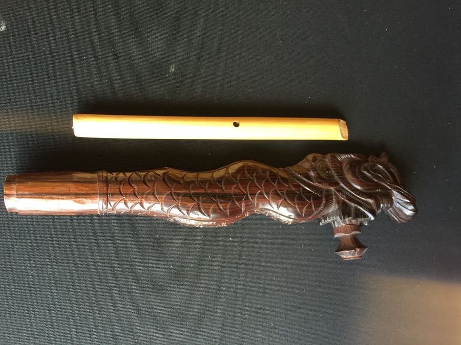 Hand Carved Wood Flute [Photo 2]