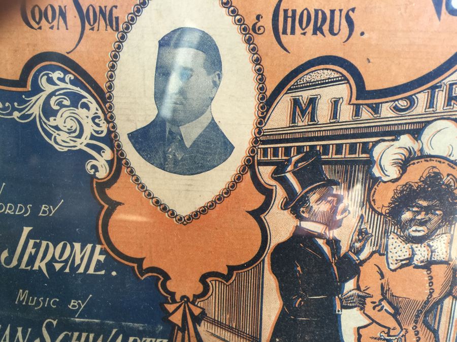 Framed Black Americana Sheet Music - When Mr. Shakespeare Comes To Town [Photo 2]