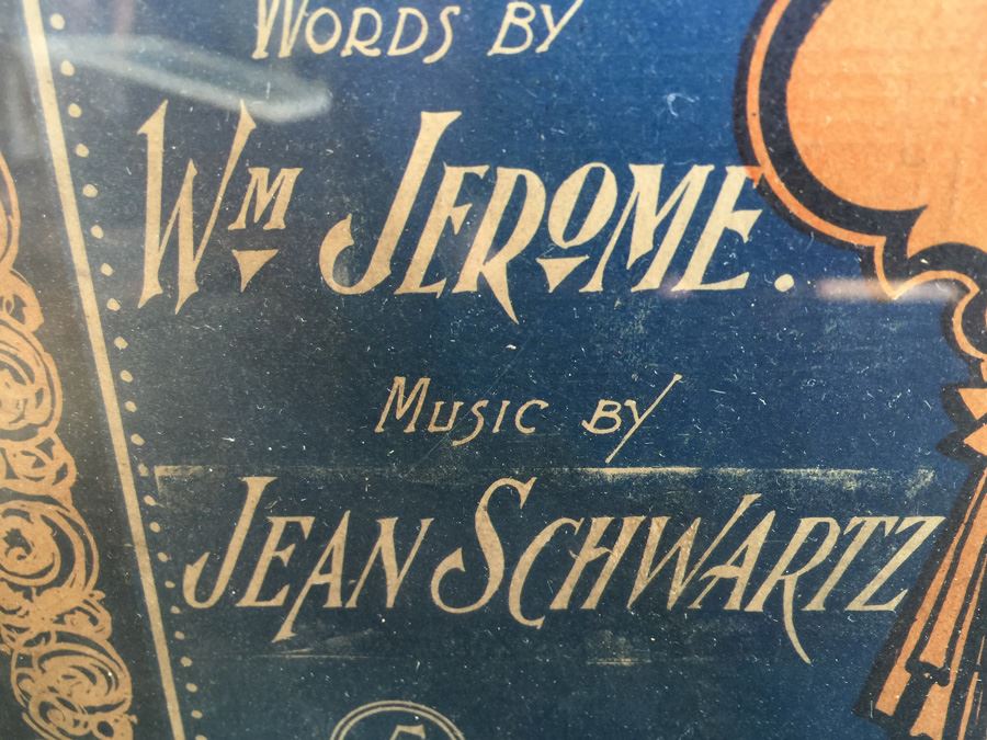 Framed Black Americana Sheet Music - When Mr. Shakespeare Comes To Town [Photo 5]