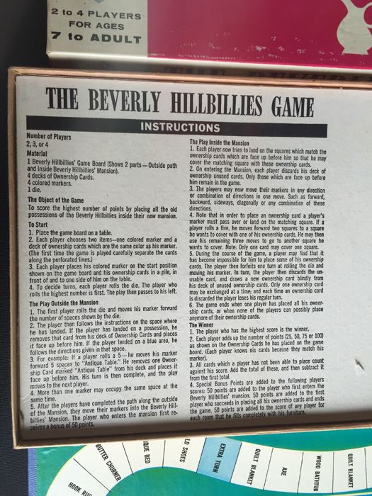 1963 The Beverly Hillbillies Board Game [Photo 5]