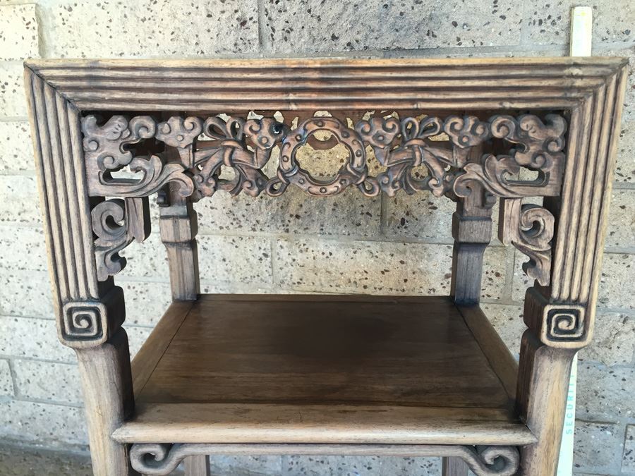 Rosewood Asian End Table [Photo 2]