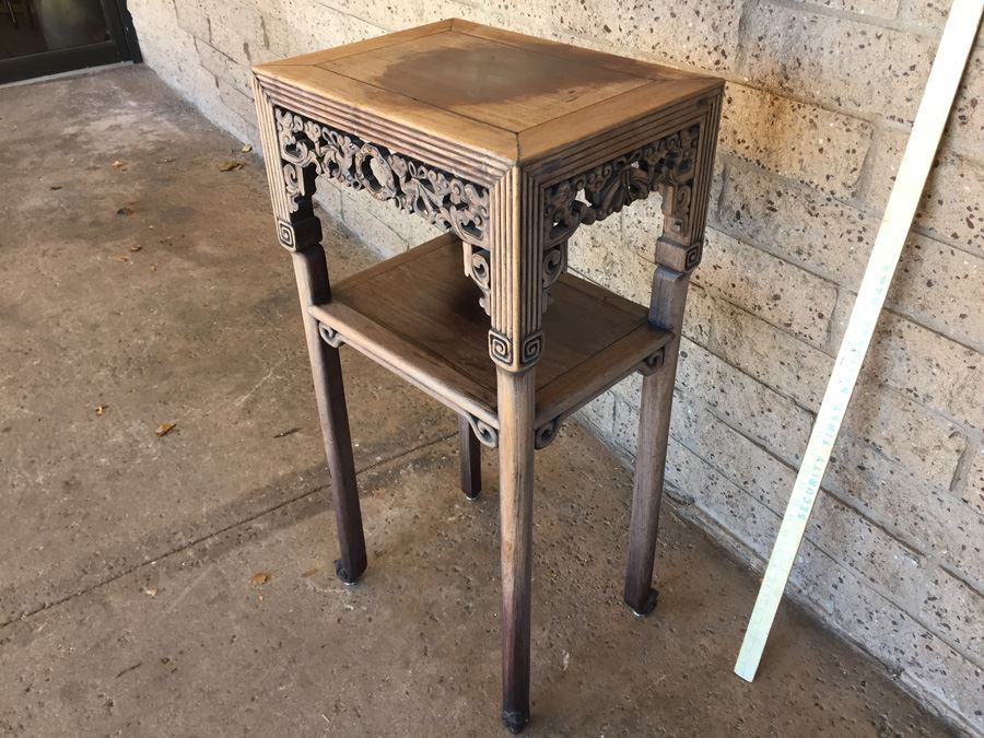 Rosewood Asian End Table [Photo 3]