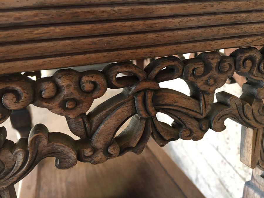 Rosewood Asian End Table [Photo 7]