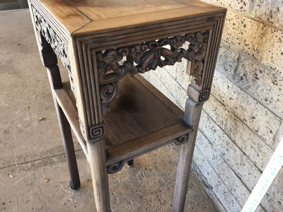 Rosewood Asian End Table [Photo 4]