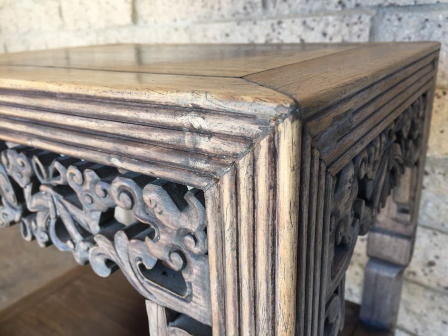 Rosewood Asian End Table [Photo 9]