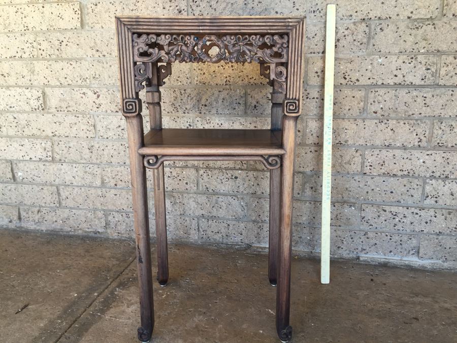 Rosewood Asian End Table