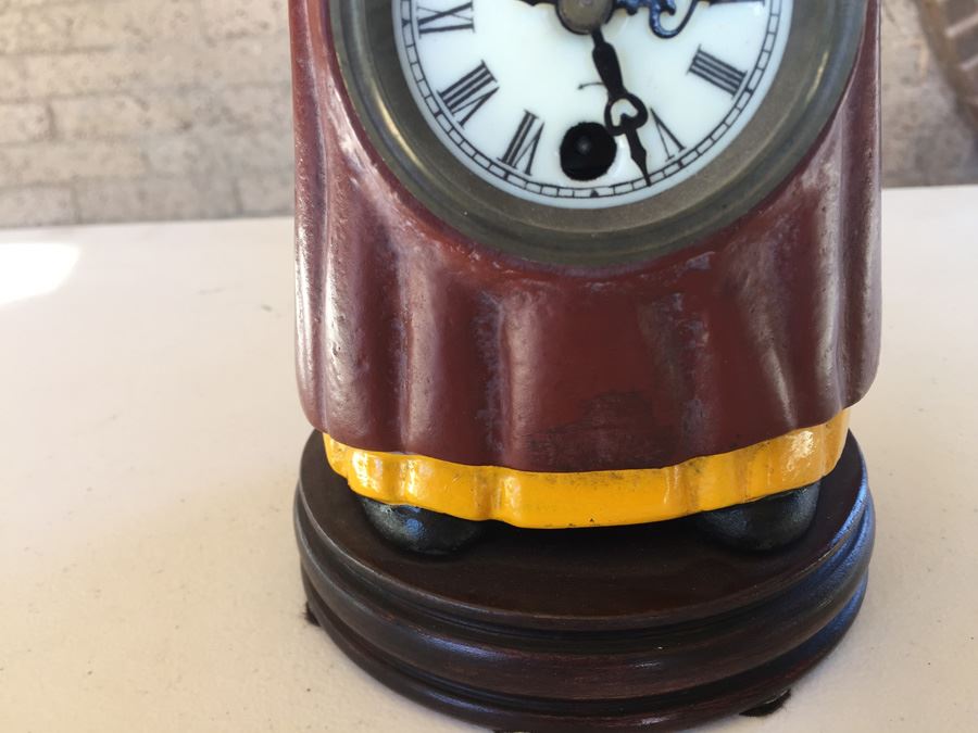 Cast Iron Aunt Jemima Clock Moving Eye Automation Working [Photo 17]