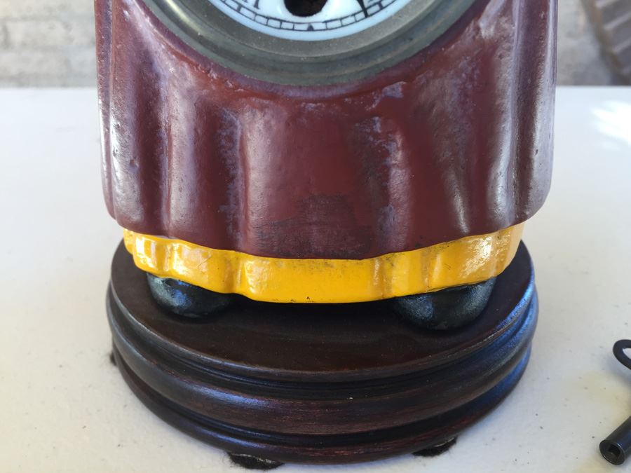 Cast Iron Aunt Jemima Clock Moving Eye Automation Working [Photo 9]