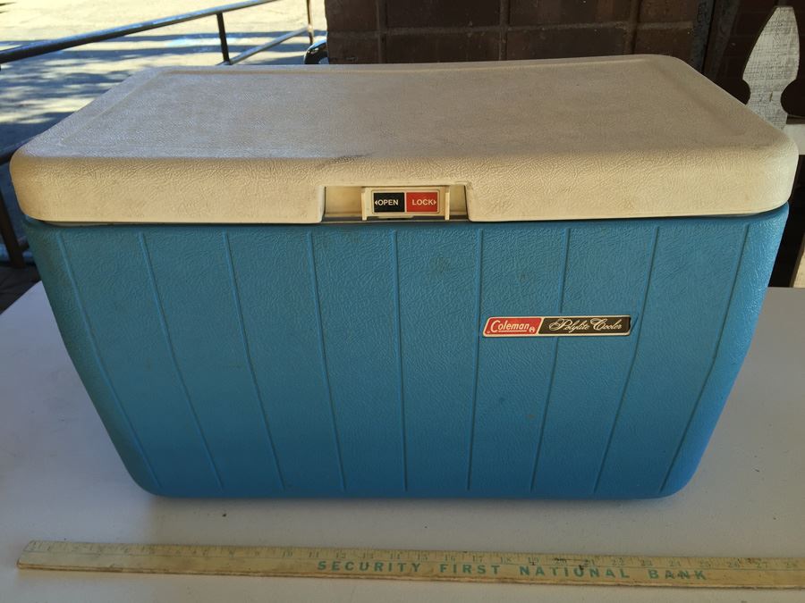 Blue Coleman Cooler