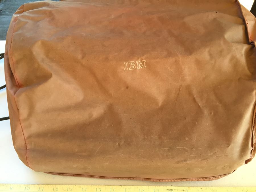 Vintage IBM Selectric Typewriter Lipstick Red With Manual And Dustcover Estimate $500 [Photo 2]