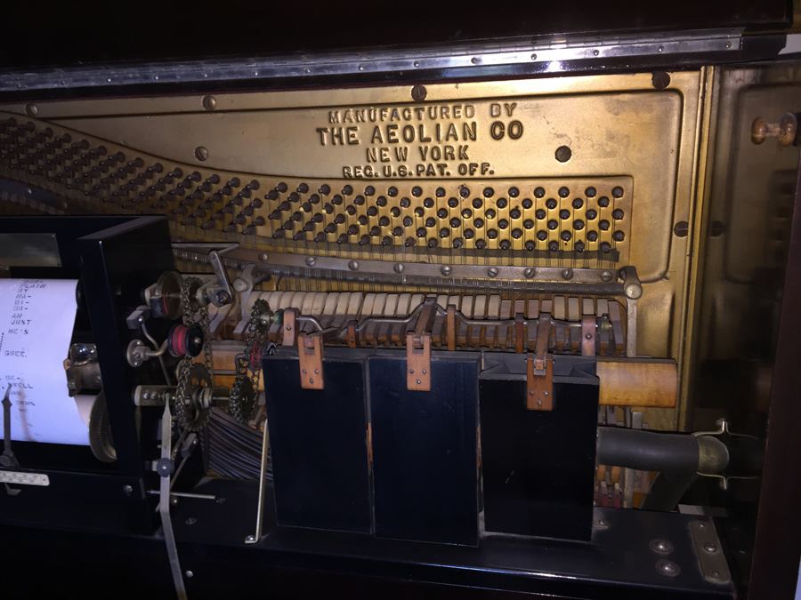Working Antique Aeolian Player Piano [Photo 24]
