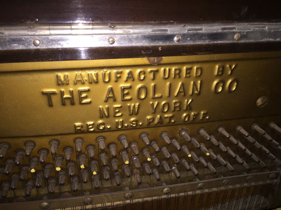 Working Antique Aeolian Player Piano [Photo 19]