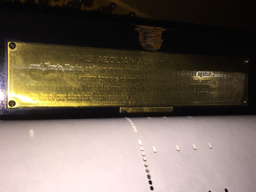 Working Antique Aeolian Player Piano [Photo 9]