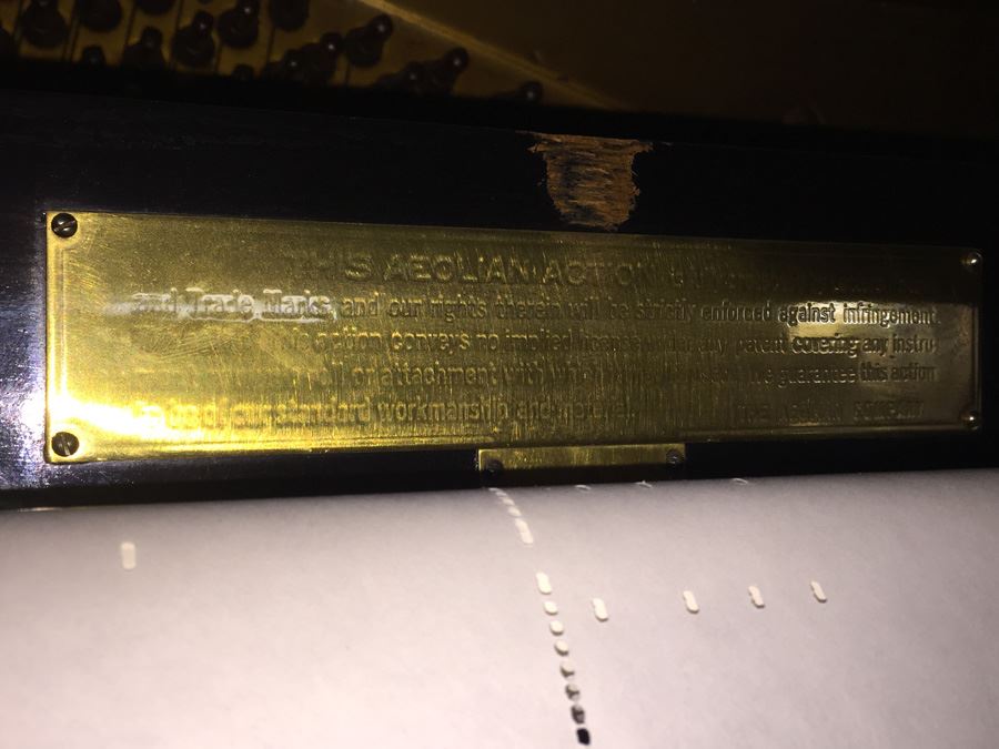 Working Antique Aeolian Player Piano [Photo 10]