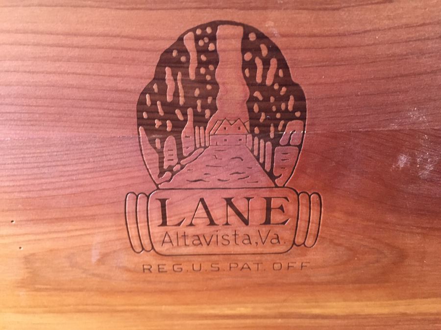 Blue Painted LANE Cedar Chest [Photo 3]