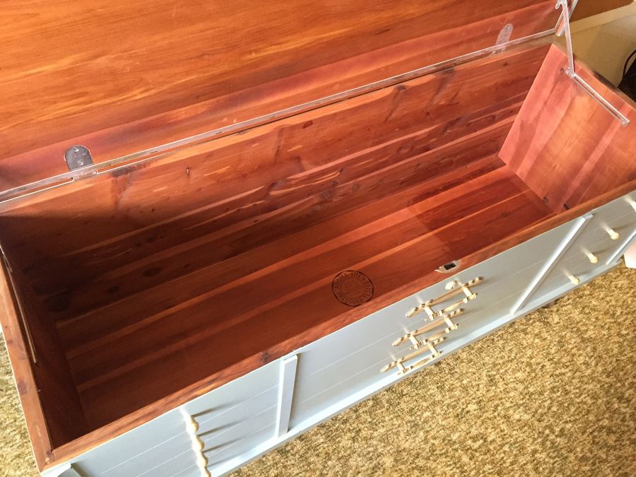 Blue Painted LANE Cedar Chest [Photo 11]