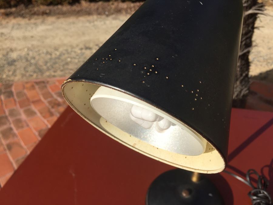 Vintage Industrial Gooseneck Metal Desk Lamp [Photo 7]