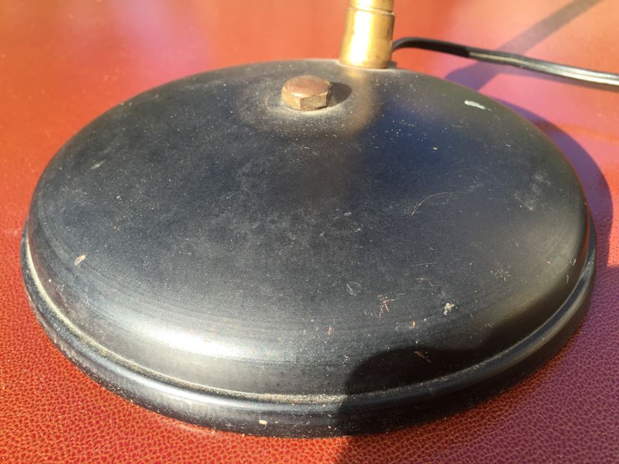 Vintage Industrial Gooseneck Metal Desk Lamp [Photo 6]