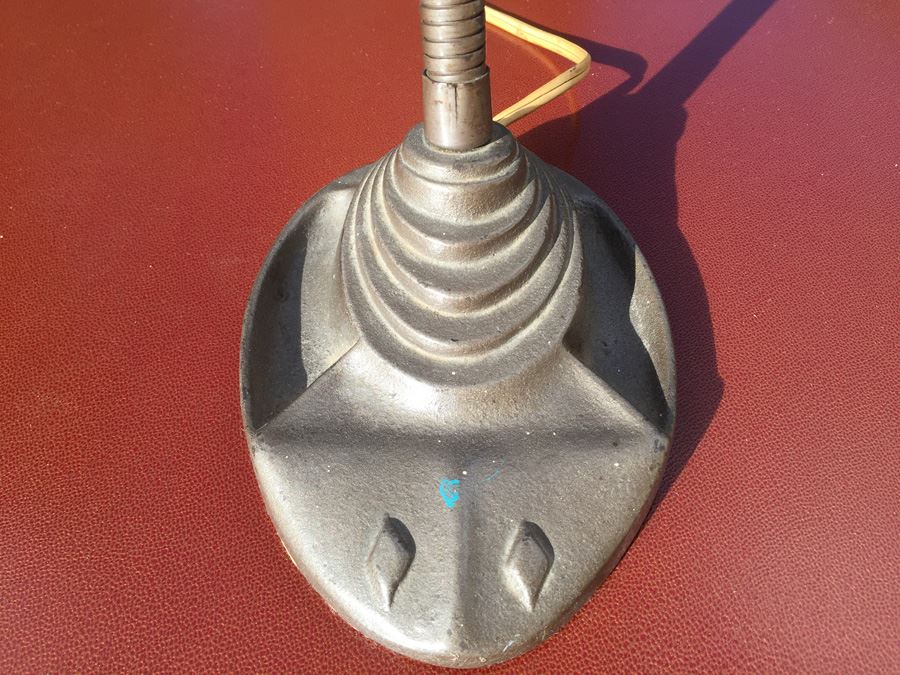 Vintage Industrial Gooseneck Metal Desk Lamp [Photo 2]