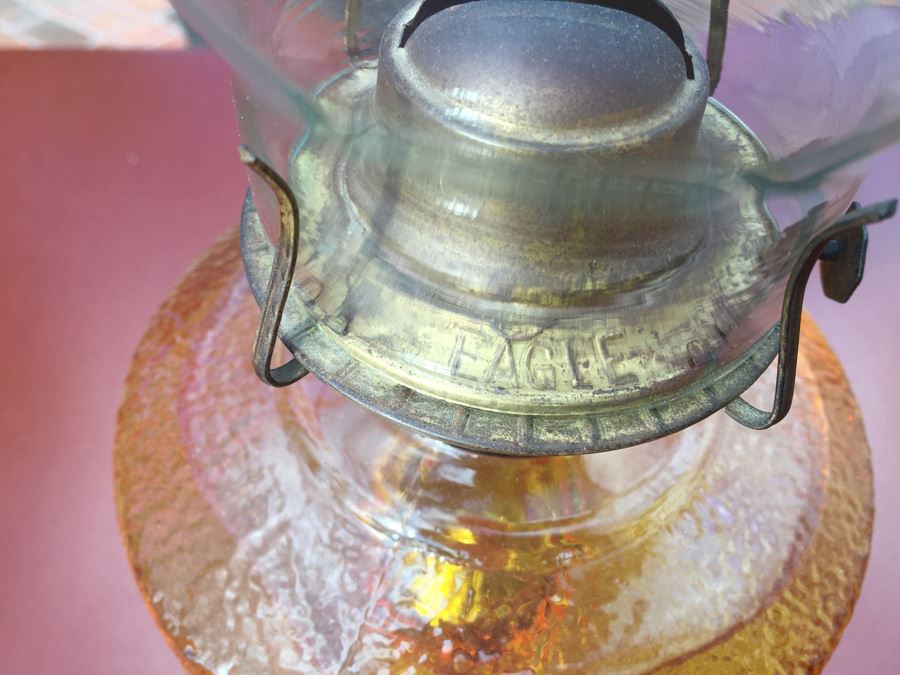 Kerosene Lamp With Glass Chimney [Photo 8]