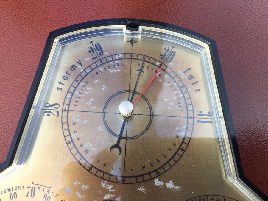 Vintage TEXACO Advertising Barometer By Honeywell [Photo 4]
