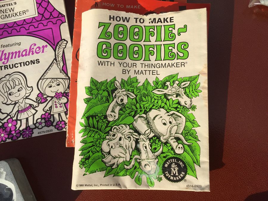 Huge Collection Of 1960's Mattel Toymakers Thingmaker Molds, Heating Unit & Tools [Photo 7]