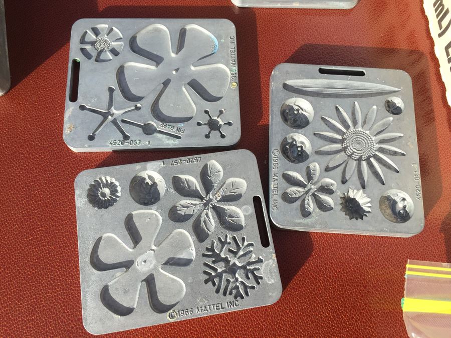 Huge Collection Of 1960's Mattel Toymakers Thingmaker Molds, Heating Unit & Tools [Photo 14]