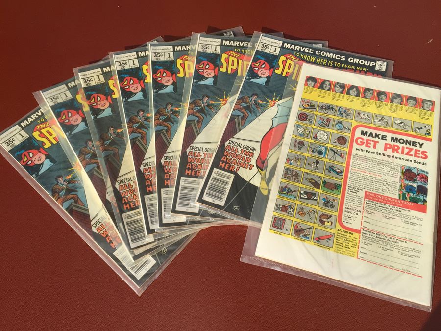 1st Spectacular Issue Of The Spider-Woman - Bagged And In Mint Condition - Estimate $20-$80 Each [Photo 9]