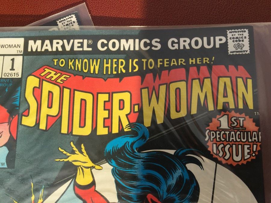1st Spectacular Issue Of The Spider-Woman - Bagged And In Mint Condition - Estimate $20-$80 Each [Photo 4]