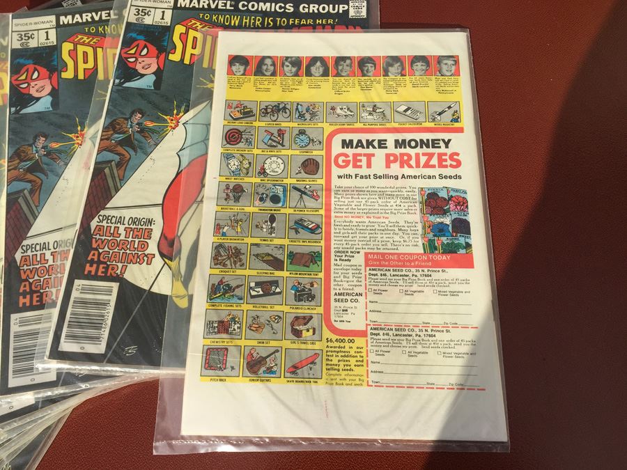 1st Spectacular Issue Of The Spider-Woman - Bagged And In Mint Condition - Estimate $20-$80 Each [Photo 8]