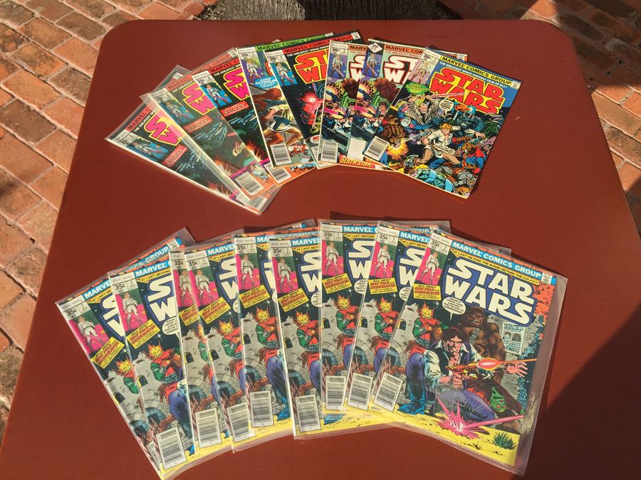 Original STAR WARS Comic Books - Total Estimate $450 - Movie Coming Out Soon