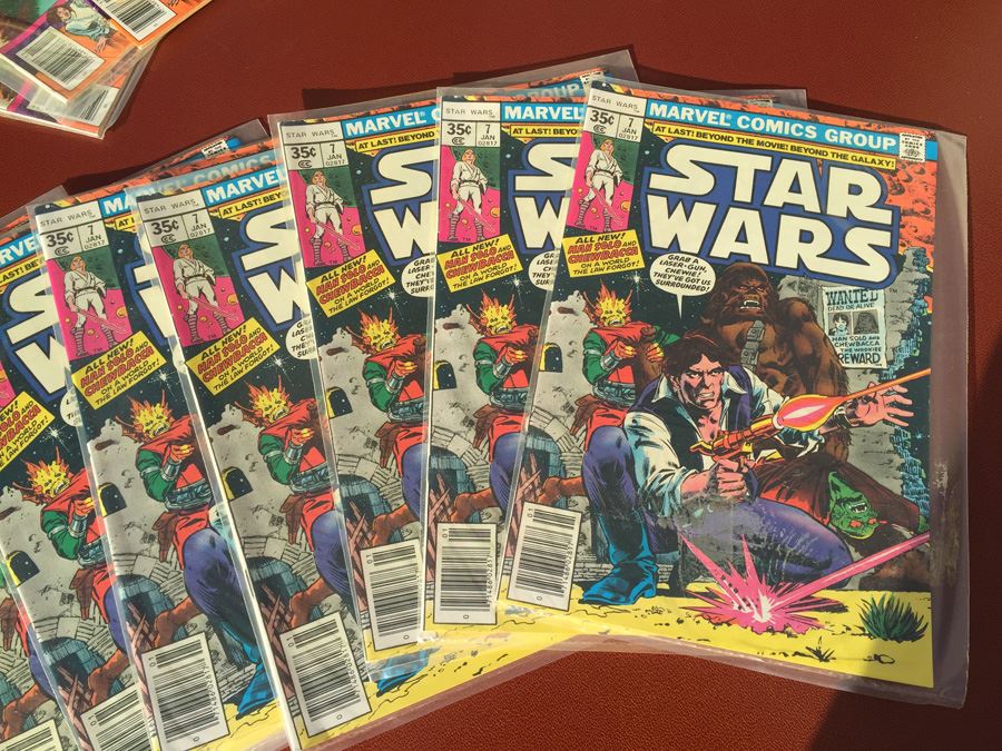 Original STAR WARS Comic Books - Total Estimate $450 - Movie Coming Out Soon [Photo 5]
