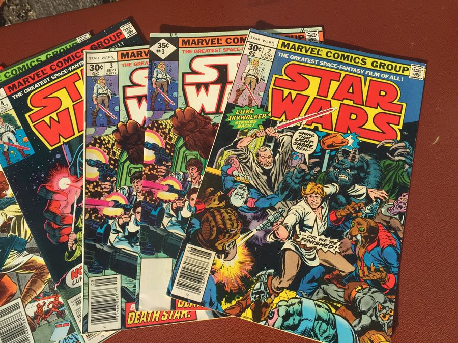 Original STAR WARS Comic Books - Total Estimate $450 - Movie Coming Out ...