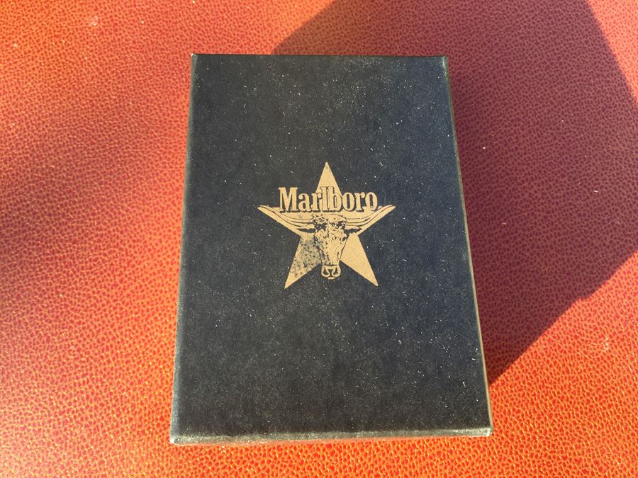 Collectible Brass Marlboro Zippo Lighter Lifetime Warranty [Photo 1]