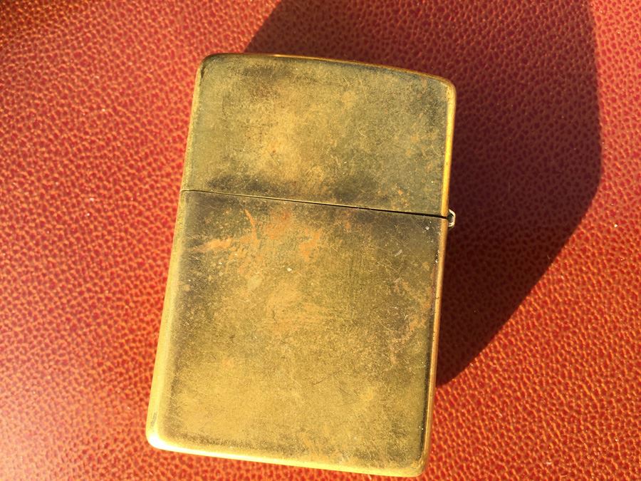 Collectible Brass Marlboro Zippo Lighter Lifetime Warranty