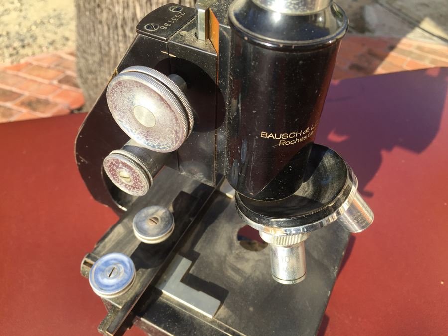 Heavy Duty BAUSCH & LOMB OPTICAL CO. Microscope Single Eye Solid [Photo 18]